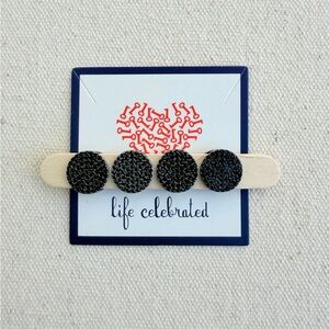 *Round Pave Disc Charm* KEEP COLLECTIVE Retired $7 Each Hematite